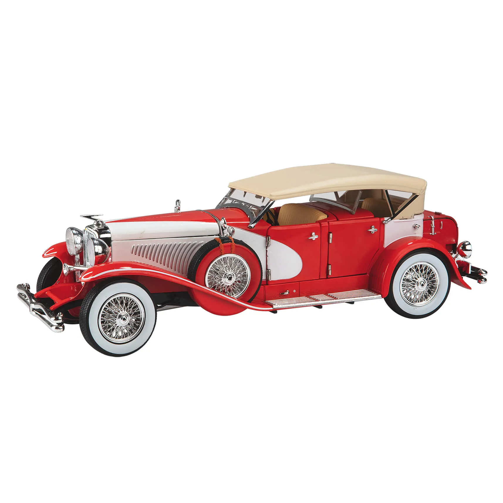 1934 Duesenberg II SJ Phaeton Red & White