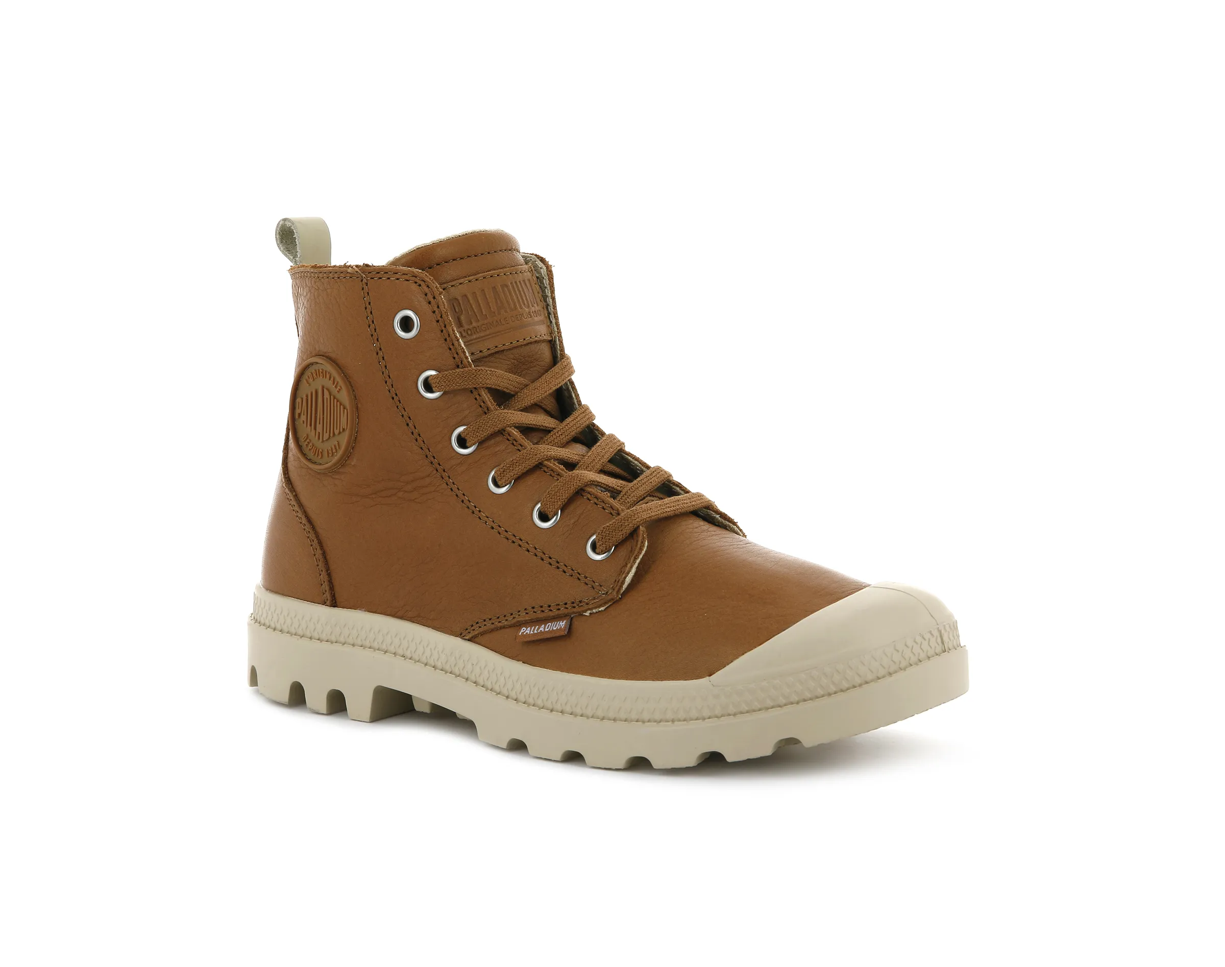 76695-223-M | PAMPA HI ZIP LEATHER | APRICOT