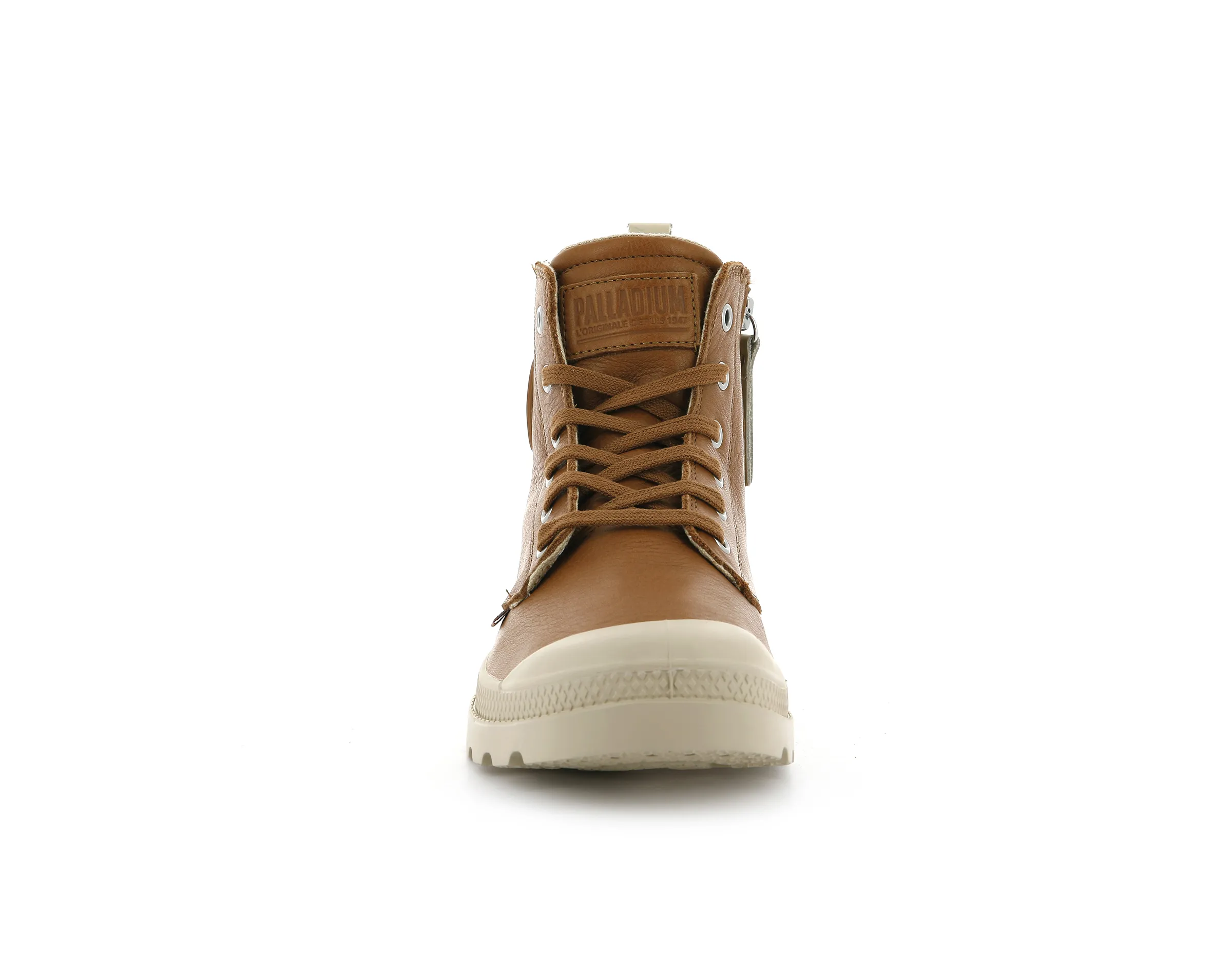 76695-223-M | PAMPA HI ZIP LEATHER | APRICOT