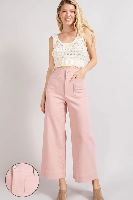 Ada Soft Washed Wide Leg Pants