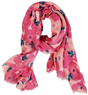 Adeline Floral Scarf - Pink