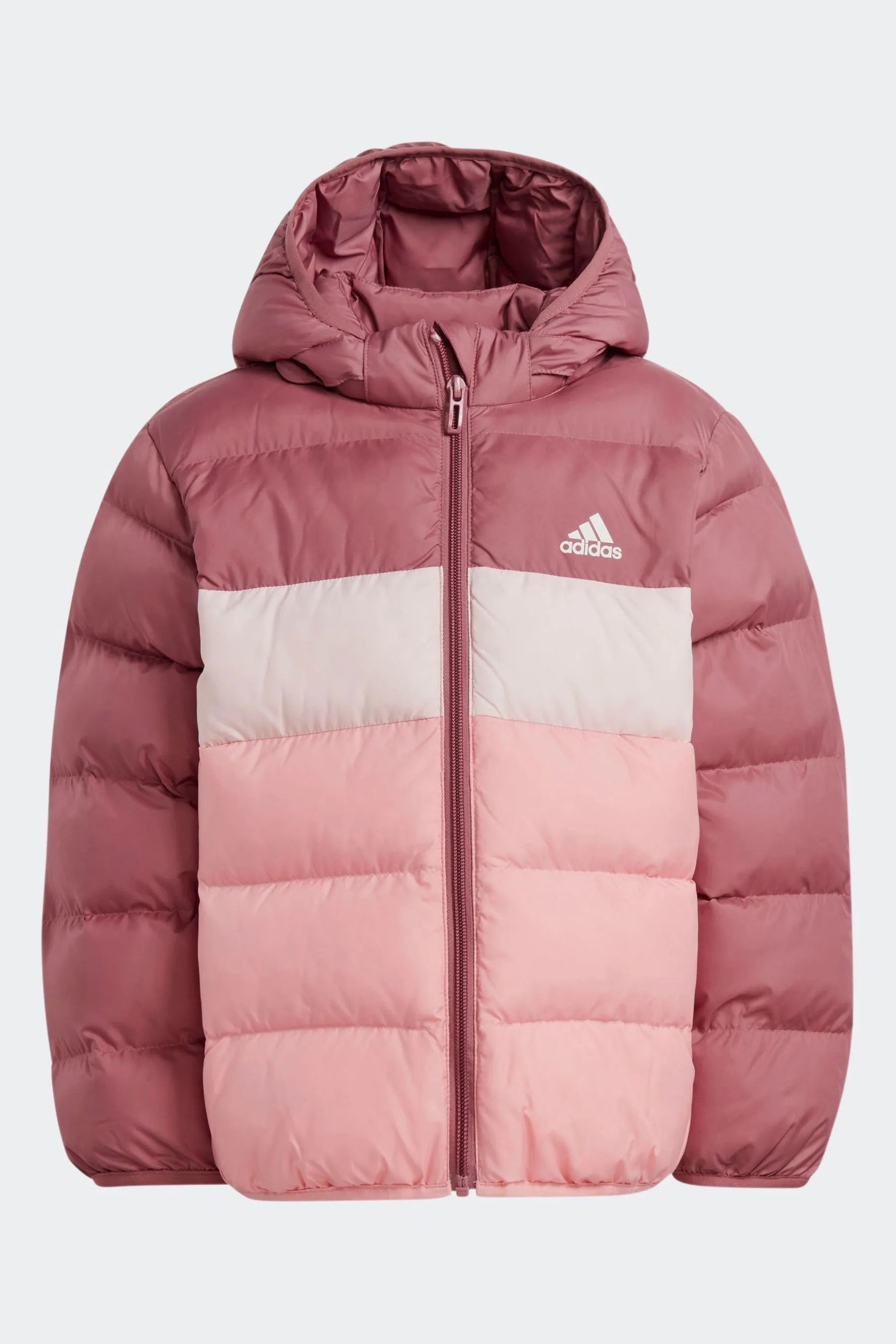 adidas Red Synthetic Down Jacket