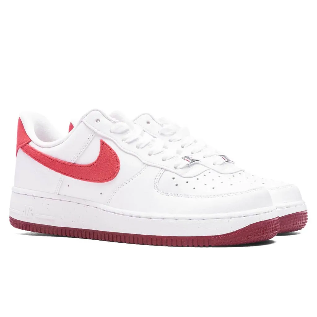 Air Force 1 '07 'Adobe' - White/Adobe/Team Red/Dragon Red