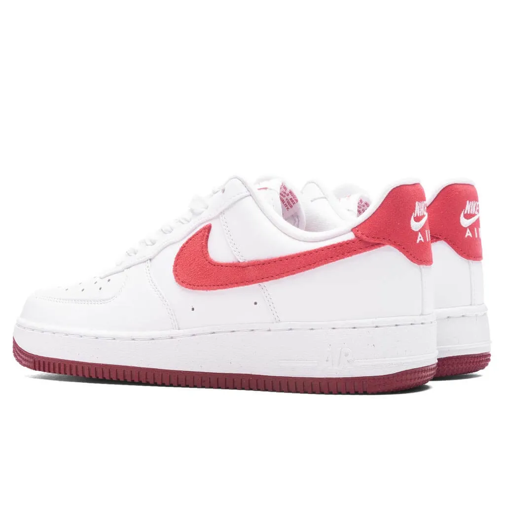 Air Force 1 '07 'Adobe' - White/Adobe/Team Red/Dragon Red