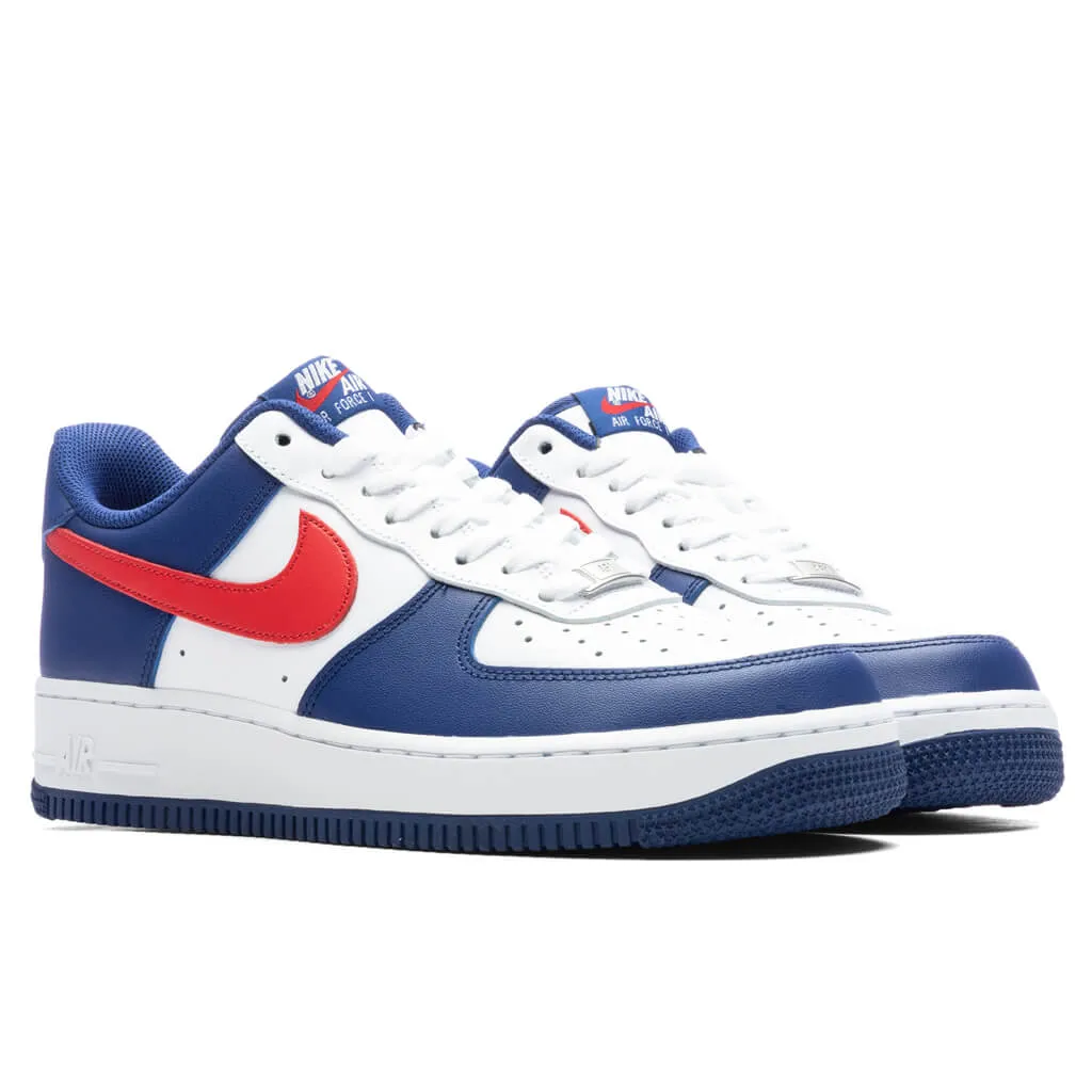 Air Force 1 '07 - White/University Red/Deep Royal