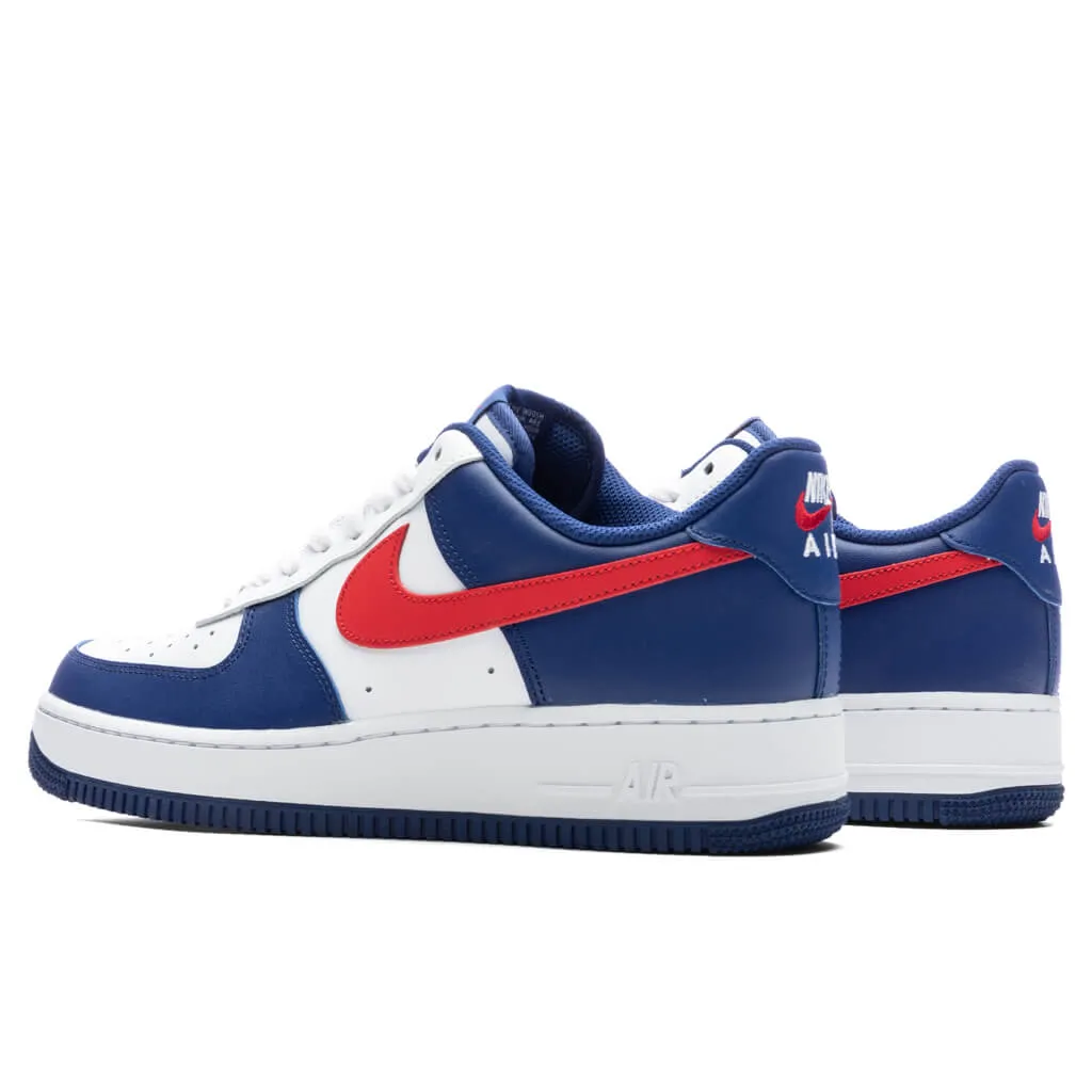 Air Force 1 '07 - White/University Red/Deep Royal