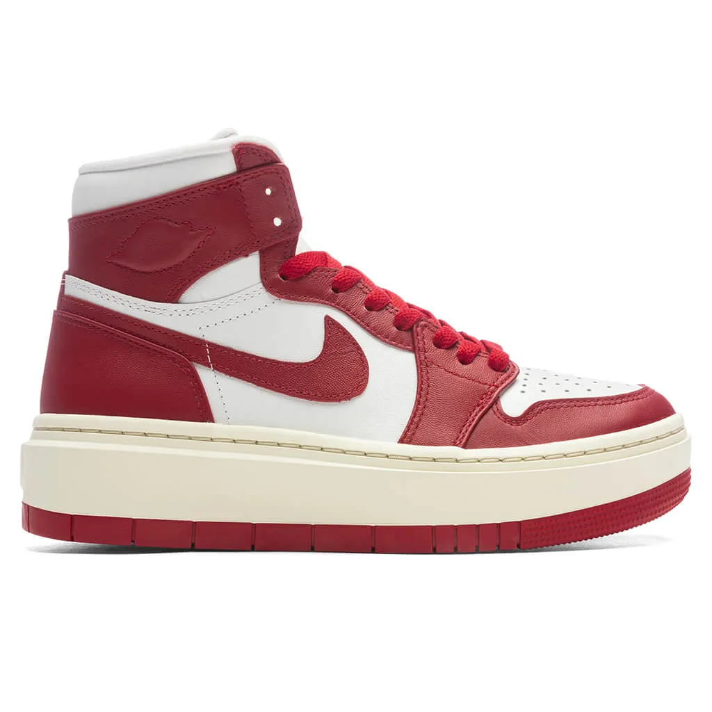 Air Jordan 1 Elevate Mid Women's - Summit White/Varsity Red/Coconut Milk