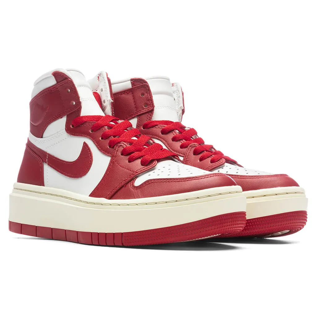 Air Jordan 1 Elevate Mid Women's - Summit White/Varsity Red/Coconut Milk