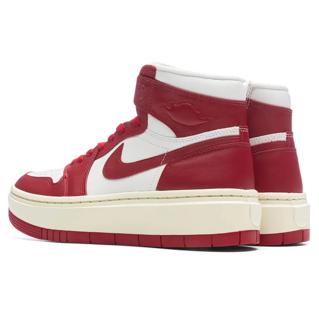 Air Jordan 1 Elevate Mid Women's - Summit White/Varsity Red/Coconut Milk