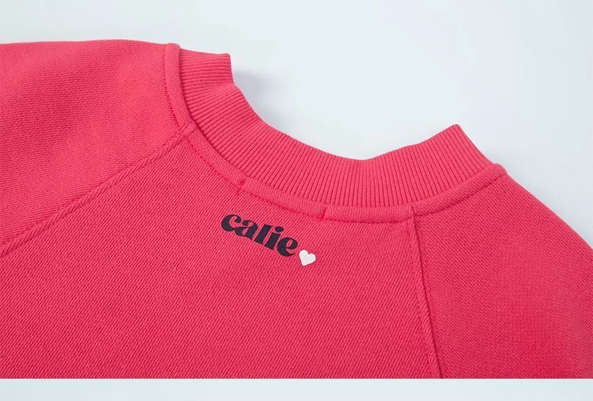 as if calie  |Street Style Long Sleeves Logo Cardigans