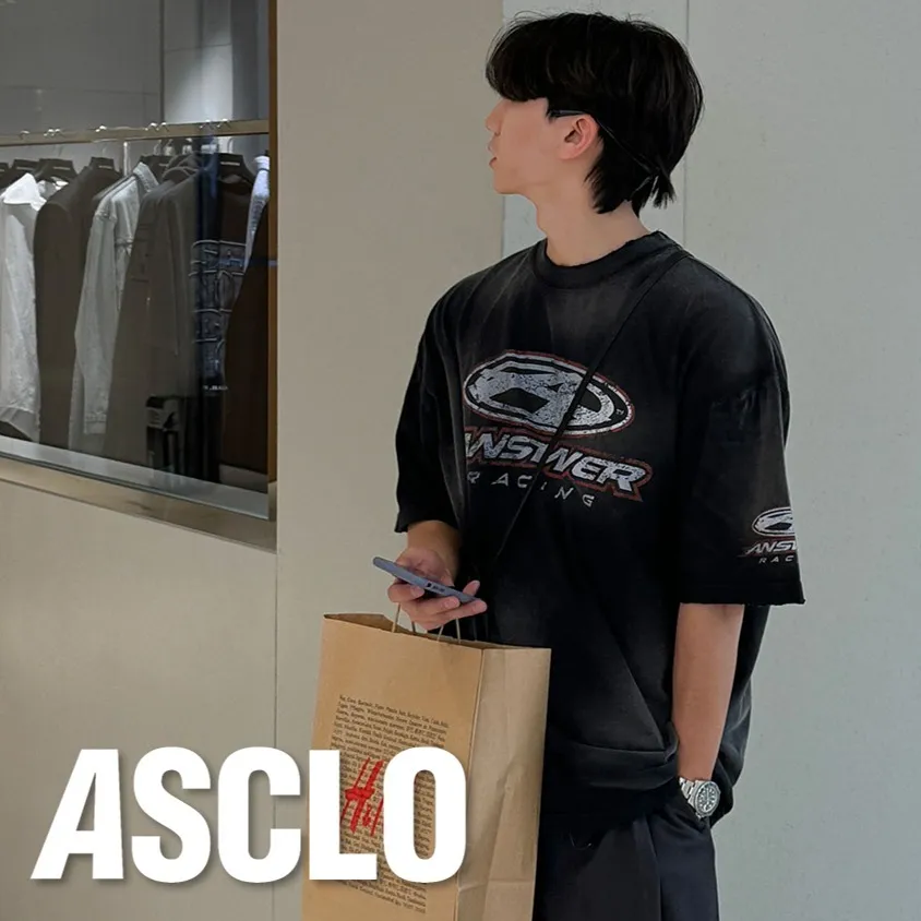 ASCLO  |Crew Neck Pullovers Unisex Street Style U-Neck Cotton