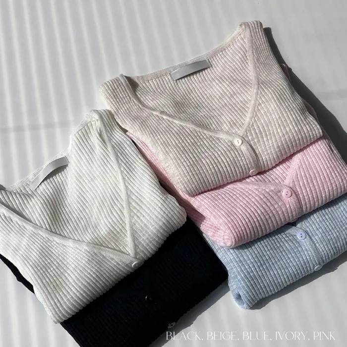 BADDIARY  |Casual Style Long Sleeves Plain Office Style Cardigans