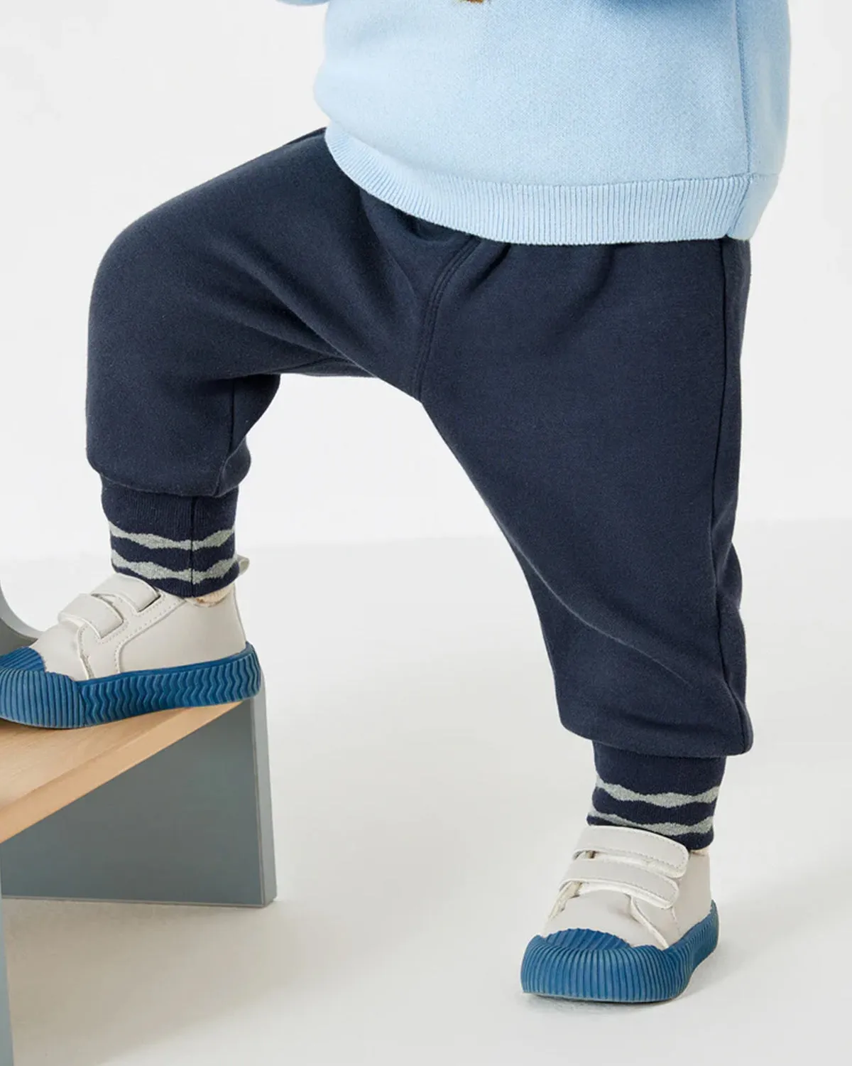 Balabala Baby Jogging Trousers Cut Plush Trousers