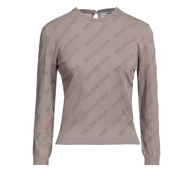 BALENCIAGA  |Casual Style Street Style Long Sleeves Plain Cotton