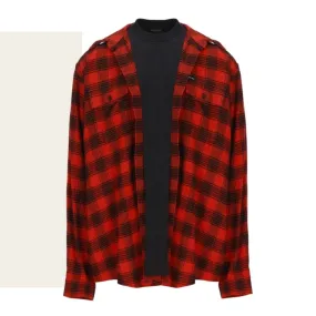 BALENCIAGA  |Other Plaid Patterns Long Sleeves Cotton Logo Luxury