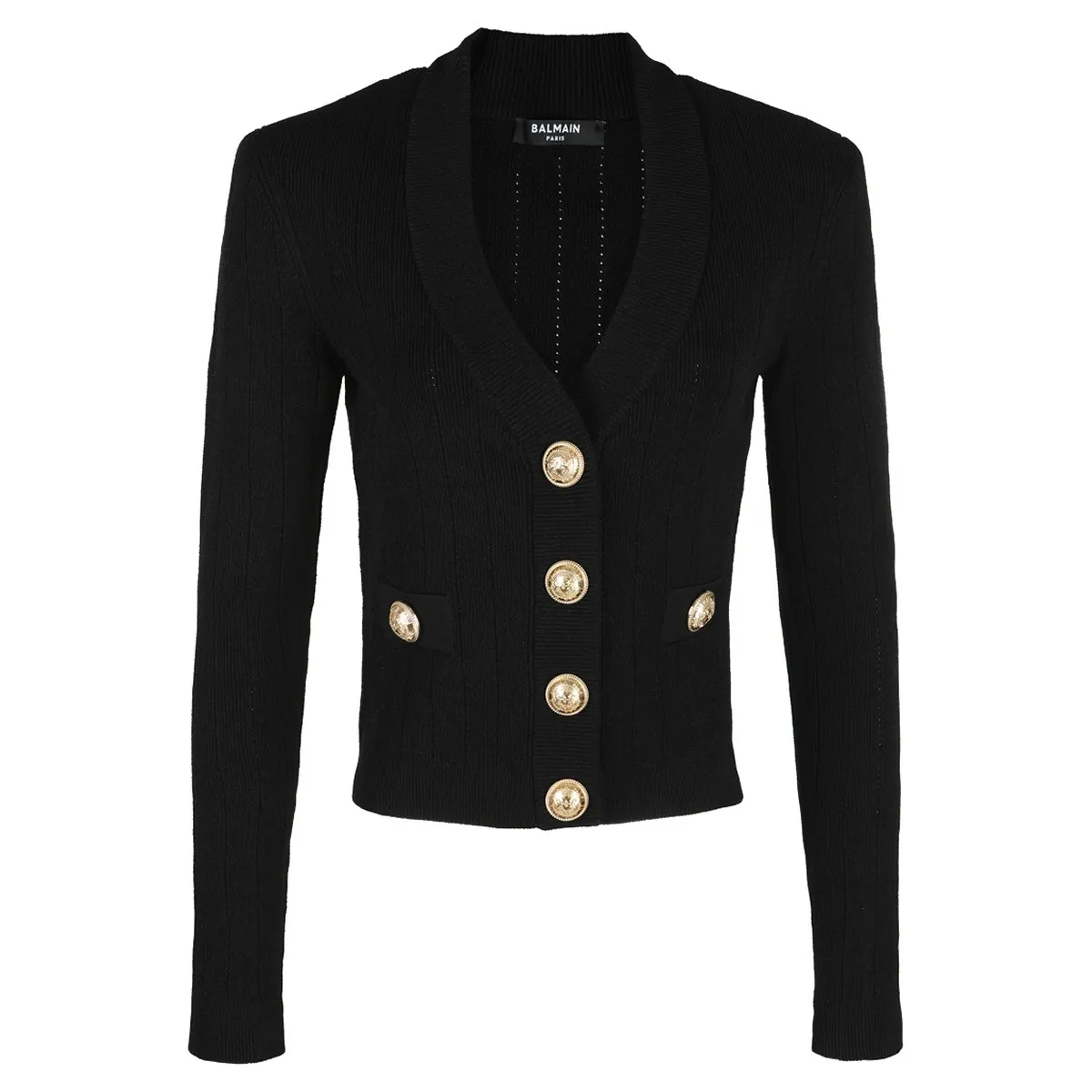 BALMAIN  |Casual Style Long Sleeves Plain Elegant Style Cardigans