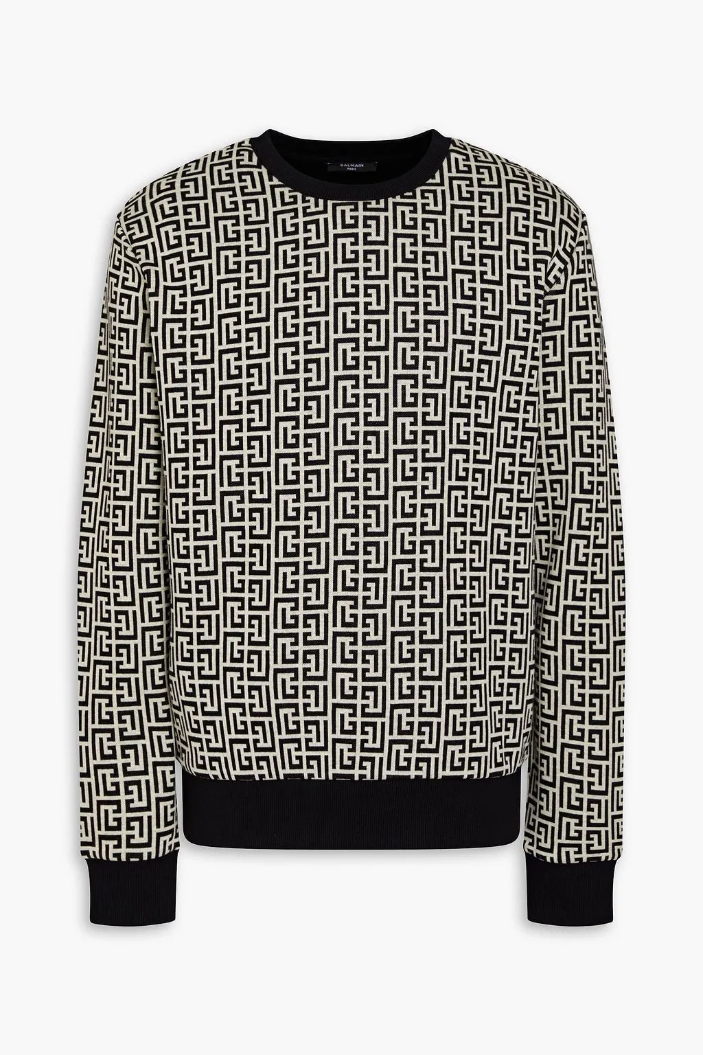 BALMAIN  |Street Style Long Sleeves Cotton Luxury Sweatshirts