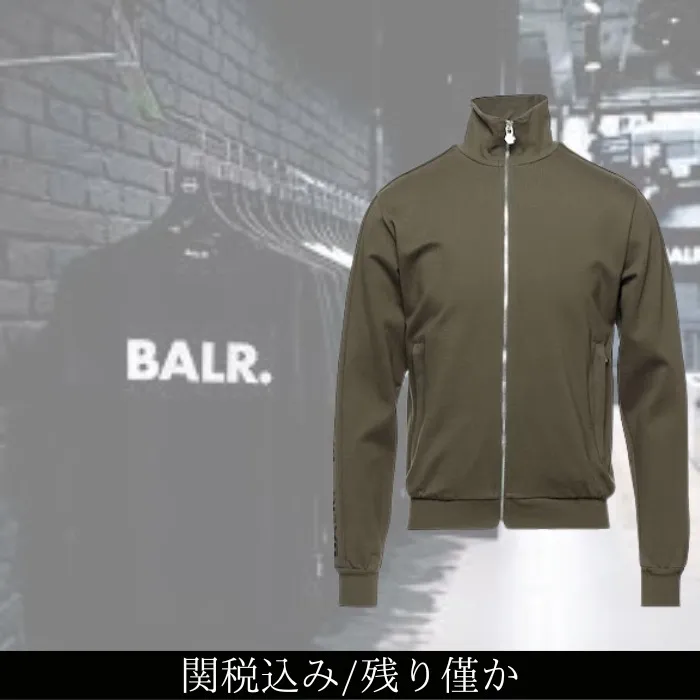 BALR  |Nylon Street Style Long Sleeves Logo Sweatshirts