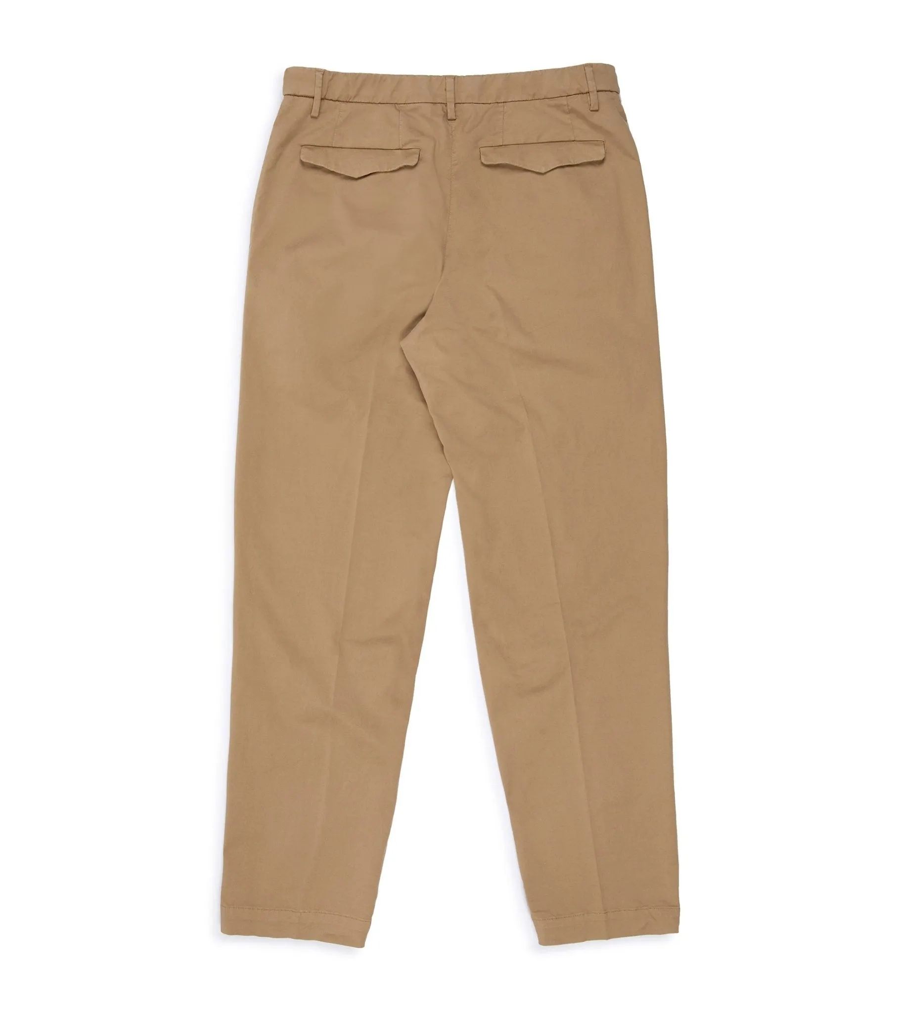 Barena Masco Trevo Cotton Twill Trousers: Tan