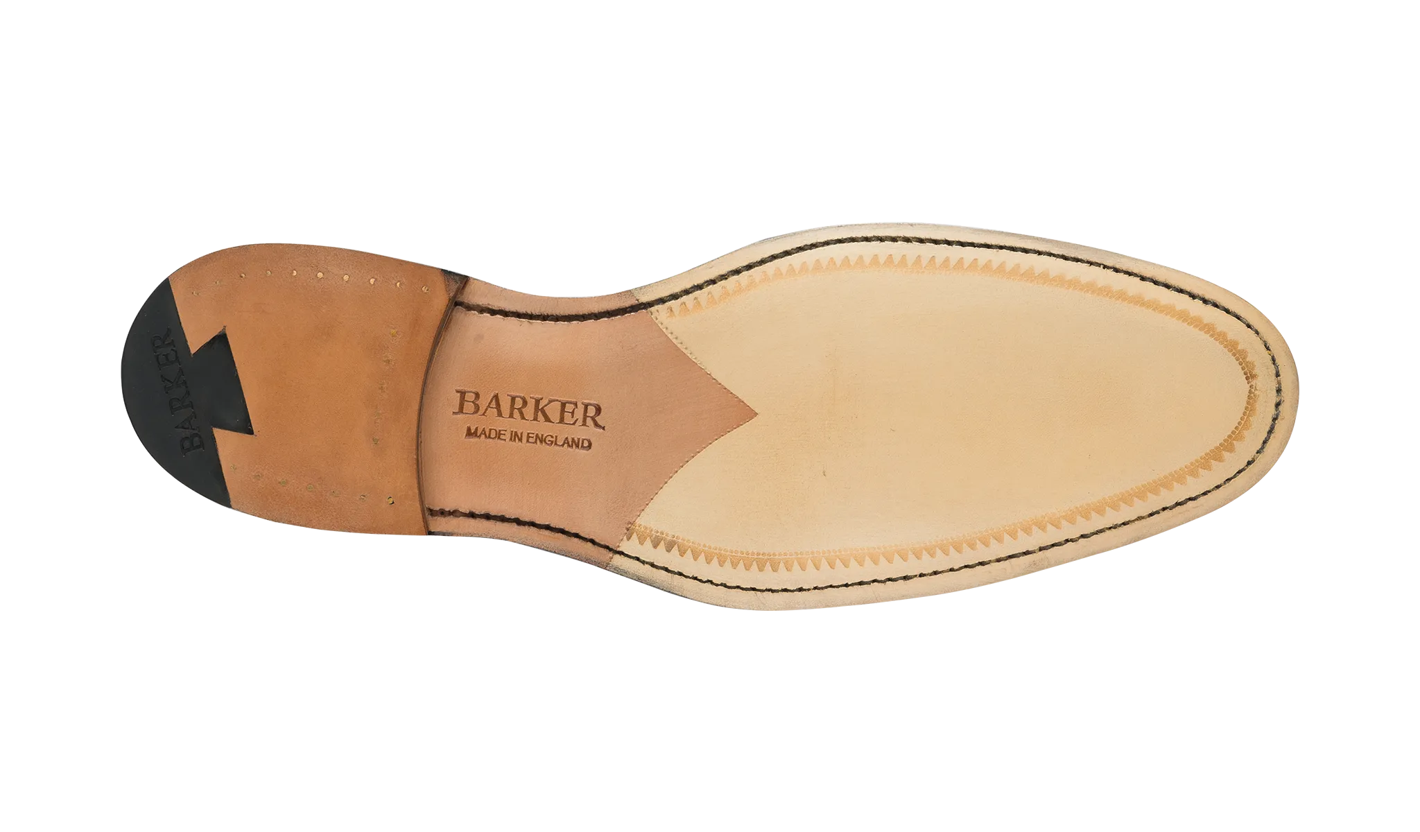 Barker Hopper Traditional Chelsea Boot- Cedar Calf / Navy Elastic