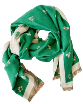 Bee Scarf - Green