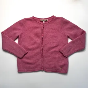 Bonpoint Bubblegum Pink Cashmere Cardigan: 3 Years