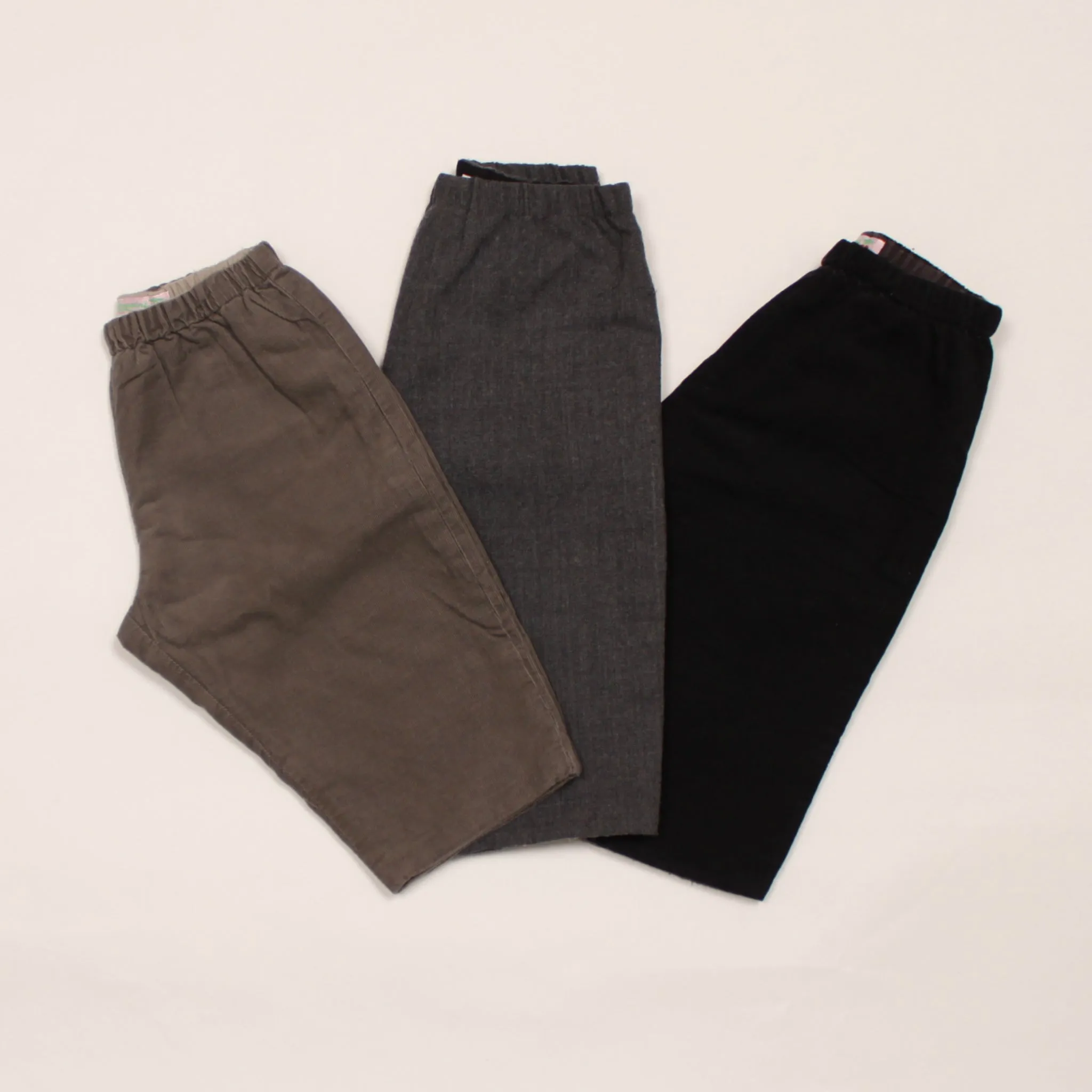 Bonpoint Fine Cord Black Trousers: 12 Months