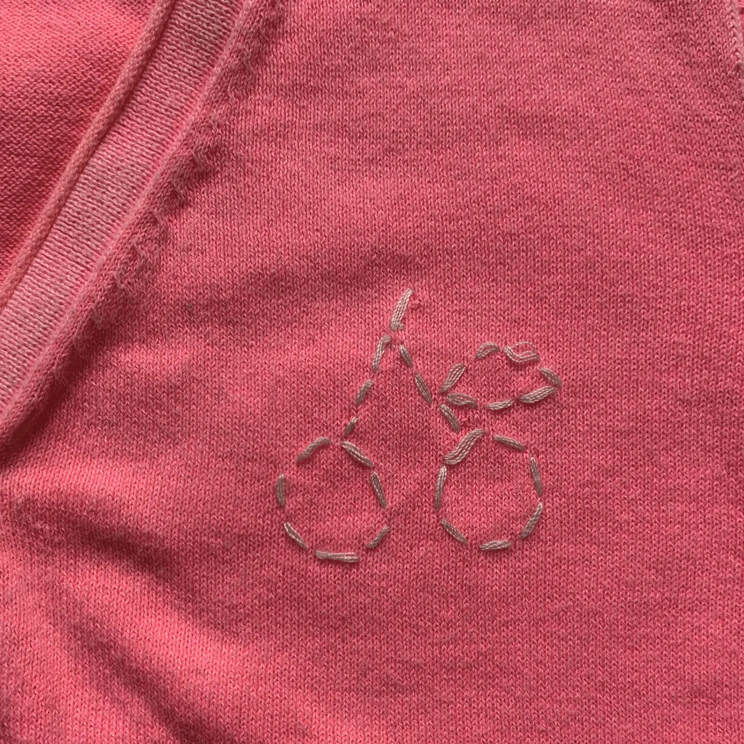 Bonpoint Neon Pink Cotton Cardigan: 4 Years