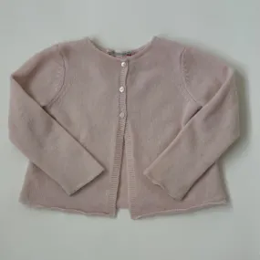 Bonpoint Pale Pink Cashmere Cardigan: 2 Years