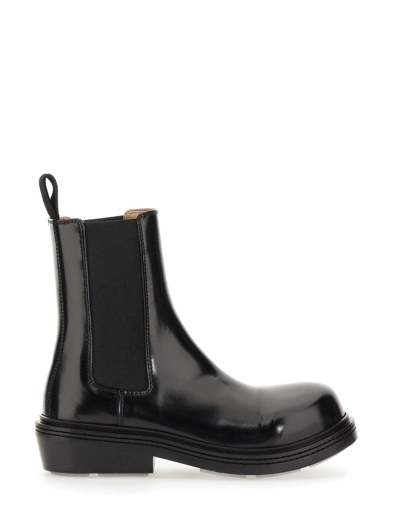 BOTTEGA VENETA    BRUSHED LEATHER FIREMAN CHELSEA BOOT