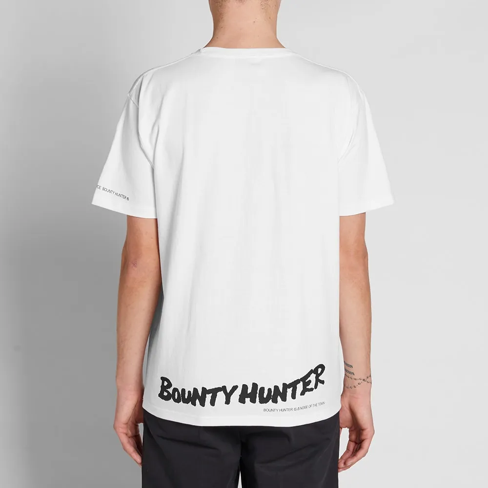 Bounty Hunter D-Font TeeWhite