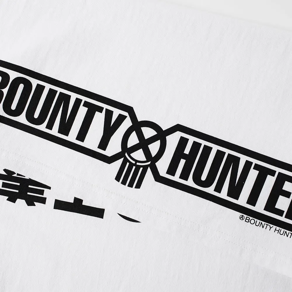 Bounty Hunter Japanese Script TeeWhite