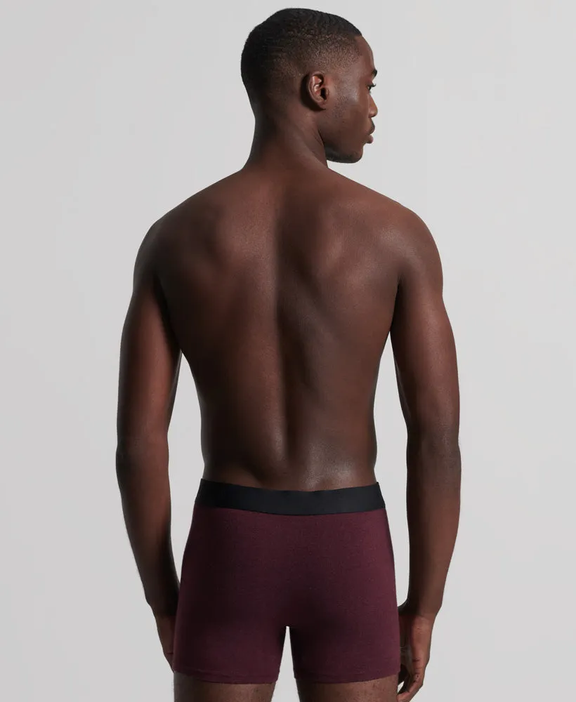 Boxer Offset Double Pack | Navy/Burgundy