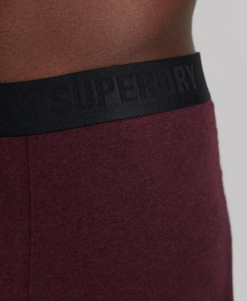 Boxer Offset Double Pack | Navy/Burgundy