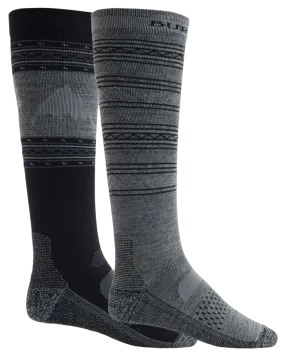 Burton Men's Performance Lightweight Sock 2-Pack - True Black