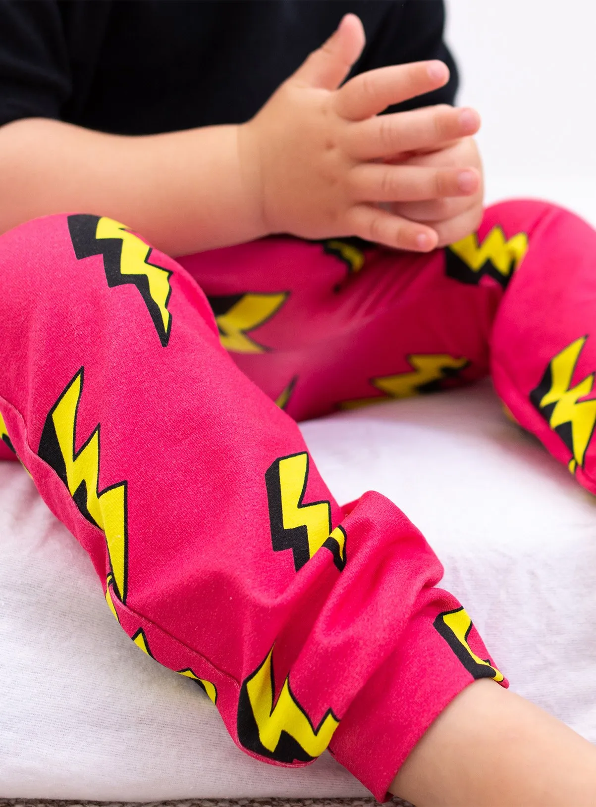 Buy FRED & NOAH Pink Bolt Leggings 6-12 Month | Trousers and leggings | Tu