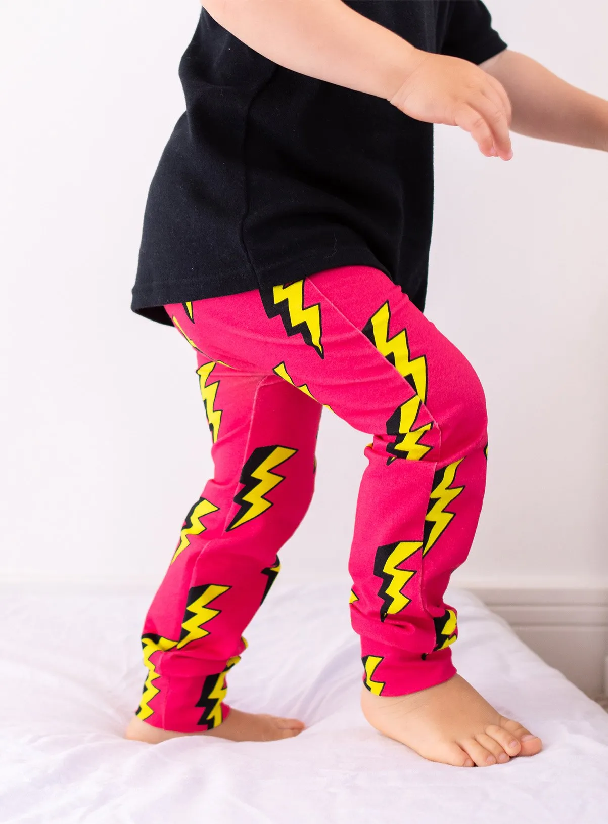 Buy FRED & NOAH Pink Bolt Leggings 6-12 Month | Trousers and leggings | Tu