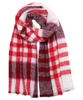 Buzzy Plaid Scarf