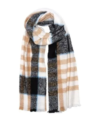 Buzzy Plaid Scarf