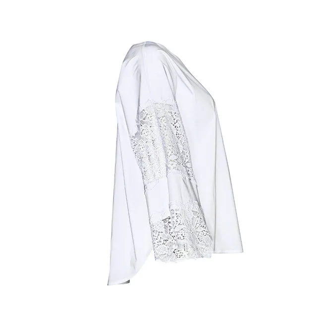 CAPE LACE OVER Woman White 