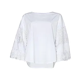 CAPE LACE OVER Woman White 