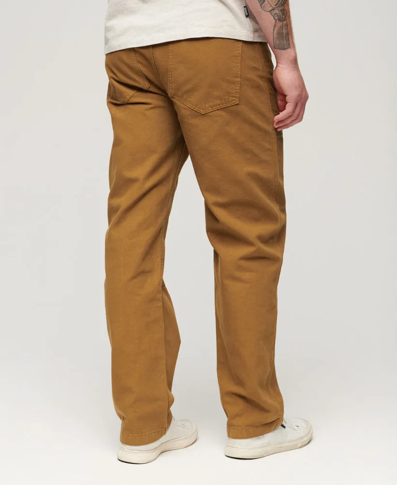 Carpenter Pants | Denim Co Tobacco Brown