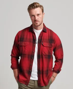 Check Flannel Shirt | Blacksmith Ombre Red