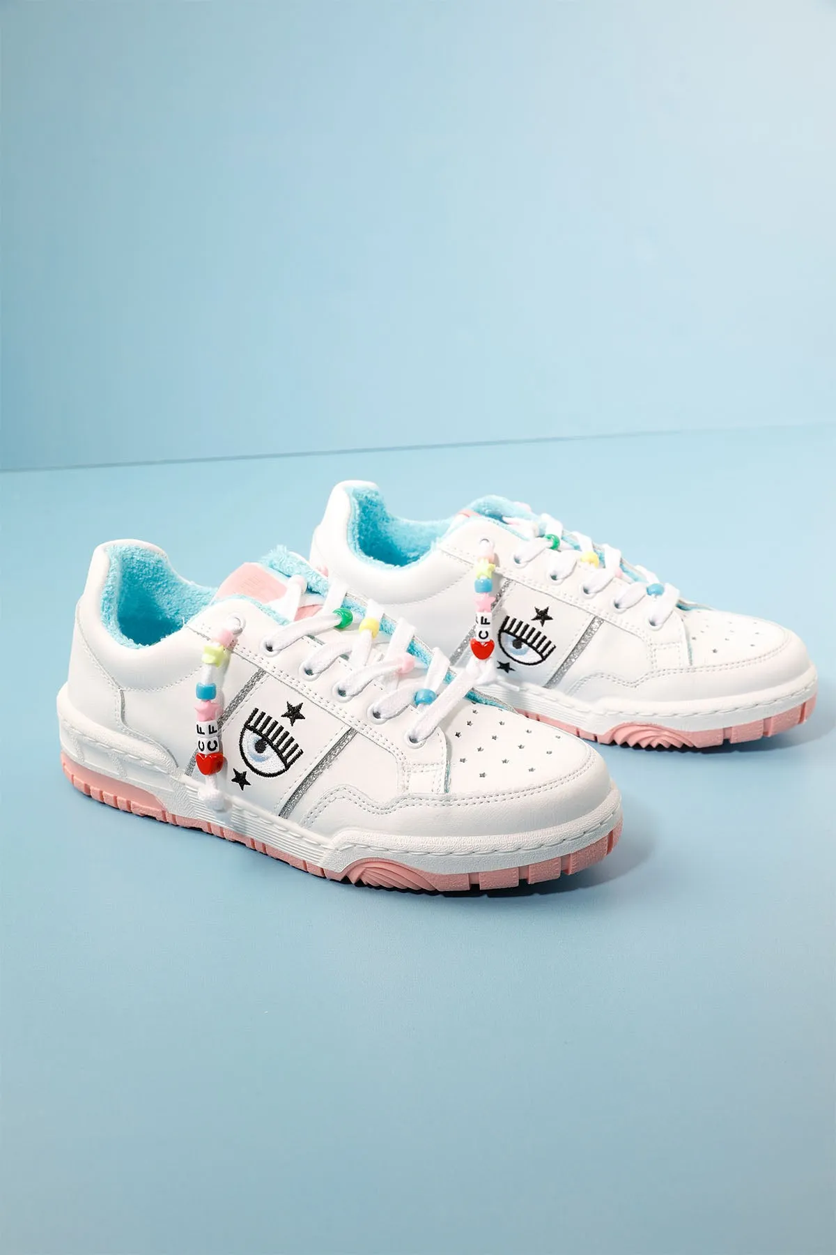 Chiara Ferragni Gz Logolu Deri Sneaker Ayakkab