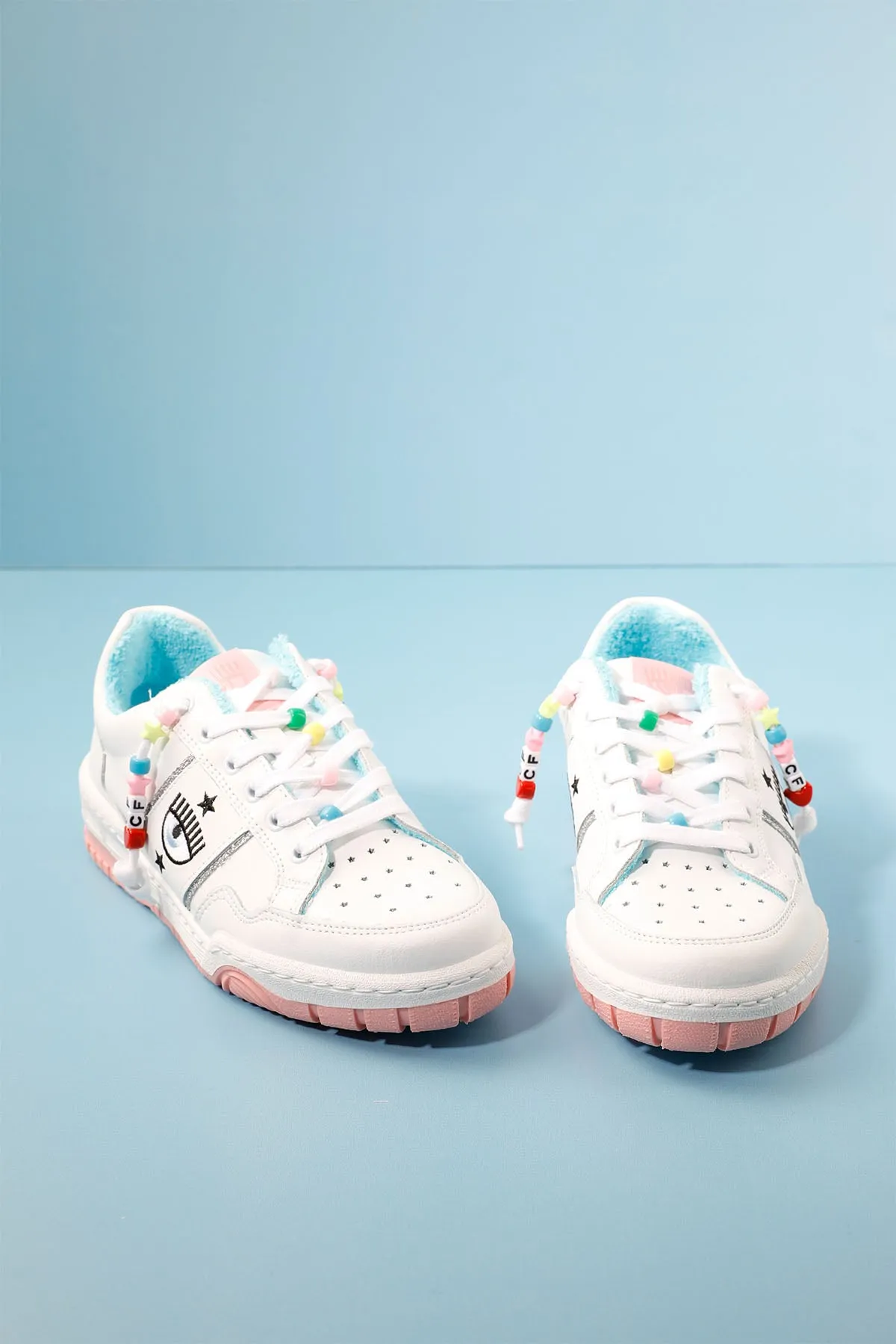 Chiara Ferragni Gz Logolu Deri Sneaker Ayakkab