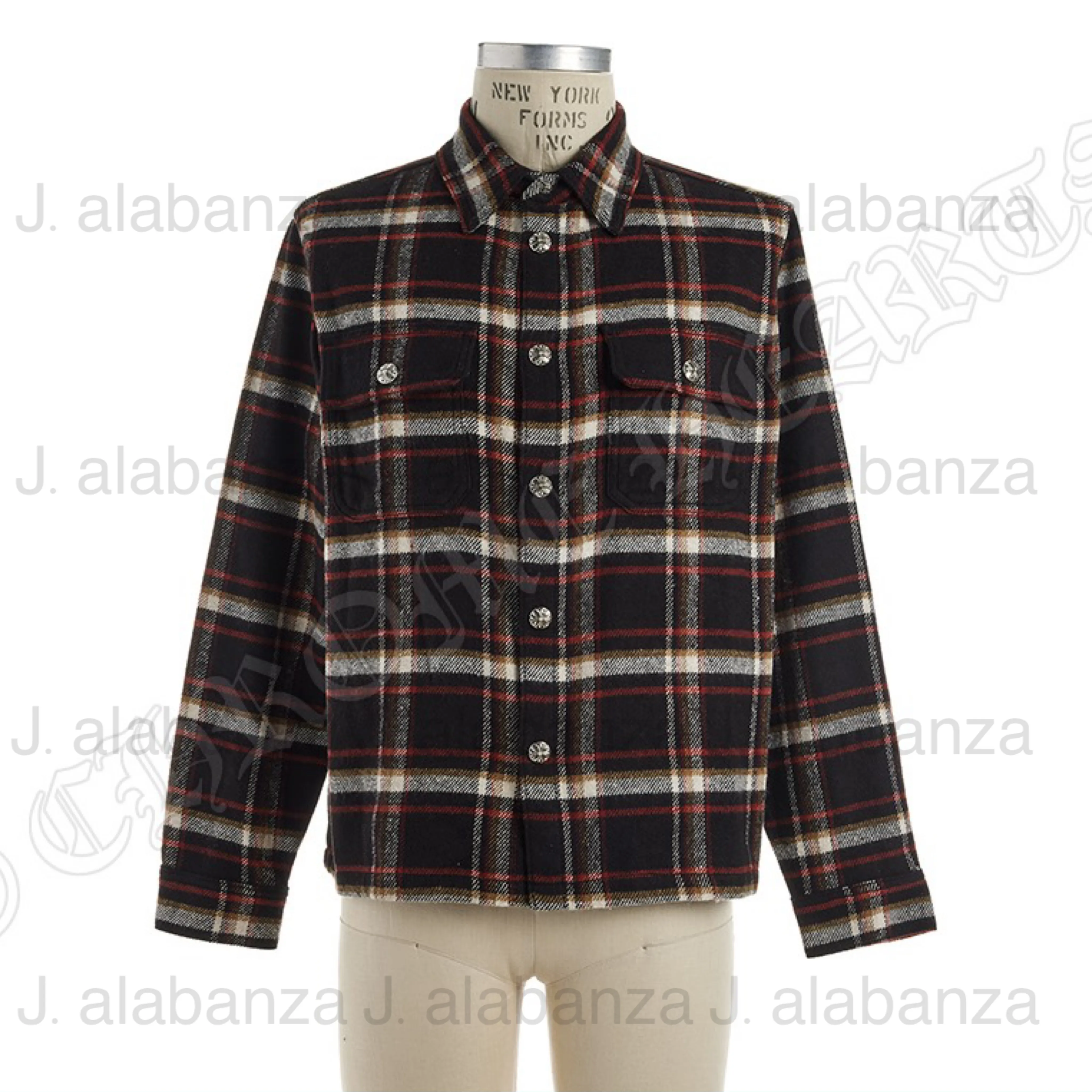 CHROME HEARTS  |Other Plaid Patterns Long Sleeves Logo Shirts