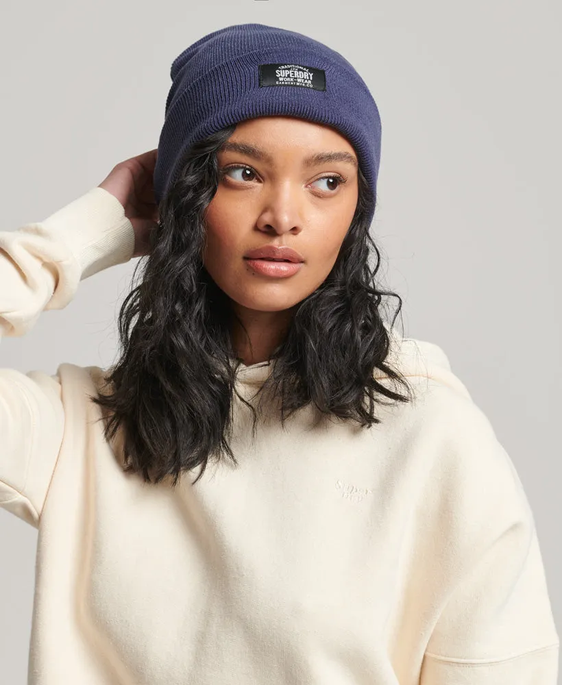 Classic Knitted Beanie | Patriot Blue