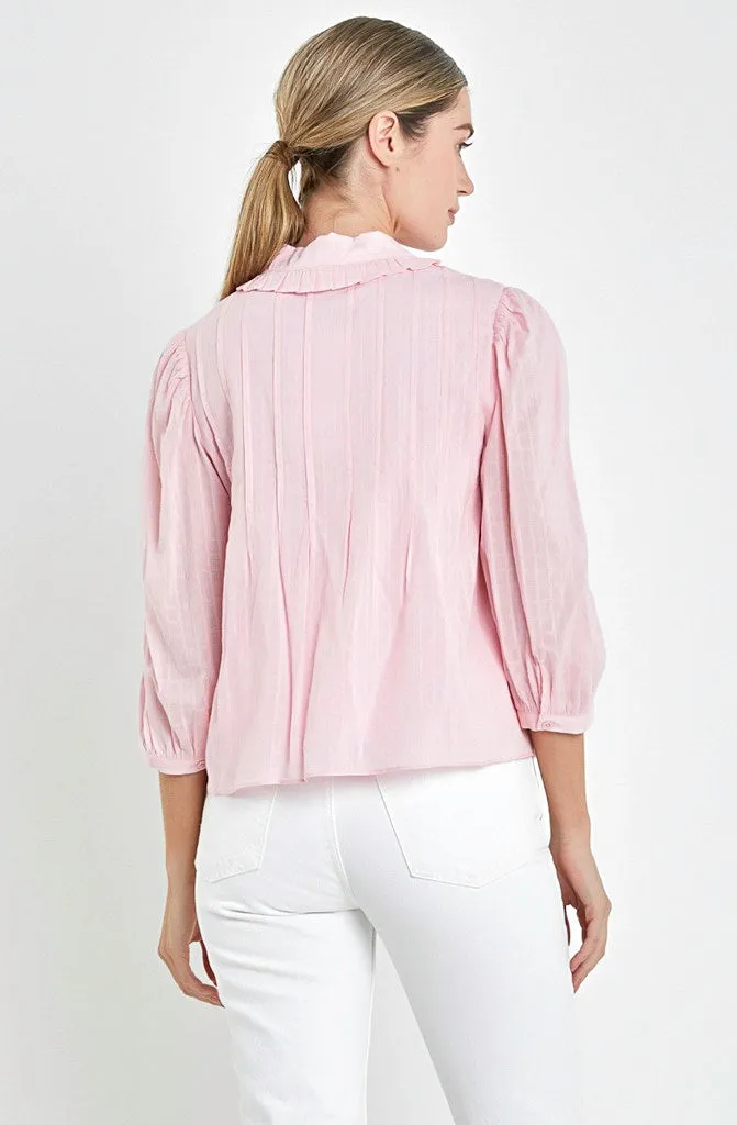 COLLAR LATER BLOUSE