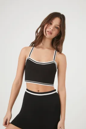 Contrast Trim Knit Cami