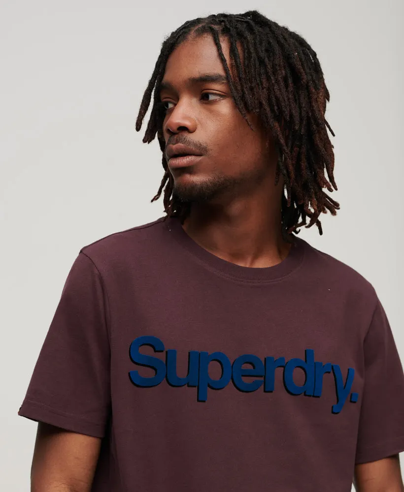 Core Logo Classic T-Shirt | Rich Deep Burgundy